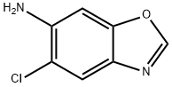 5-氯-6-氨基苯并恶唑 结构式