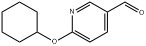 6-环己氧基吡啶-3-甲醛 结构式