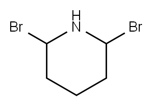 2,6-二溴哌啶 结构式