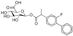 Flurbiprofen Acyl-β-D-glucuronide 
(Mixture of Diastereomers) 结构式