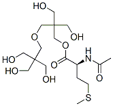 l-Methionine, N-acetyl-, ester with 2,2'-[oxybis(methylene)]bis[2-(hydroxymethyl)-1,3-propanediol] 结构式