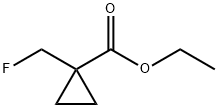 1-(氟甲基)环丙烷甲酸乙酯 结构式