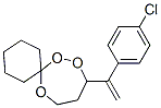 7,8,12-Trioxaspiro[5.6]dodecane,  9-[1-(4-chlorophenyl)ethenyl]- 结构式