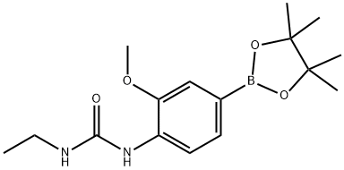 1-Ethyl-3-(2-methoxy-4-(4,4,5,5-tetramethyl-1,3,2-dioxaborolan-2-yl)phenyl)urea