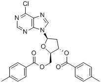 6-Chloro-9-(2'-deoxy-3',5'-di-O-toluoyl-β-ribofuranosyl)purine