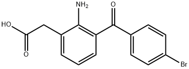 溴芬酸钠 结构式