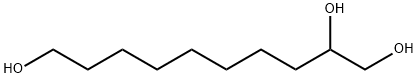 1,2,10-癸三醇 结构式