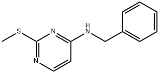 BENZYL-(2-METHYLSULFANYL-PYRIMIDIN-4-YL)-AMINE 结构式