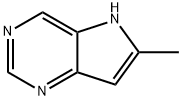 6-甲基-5H-吡咯并[3,2-D]嘧啶 结构式