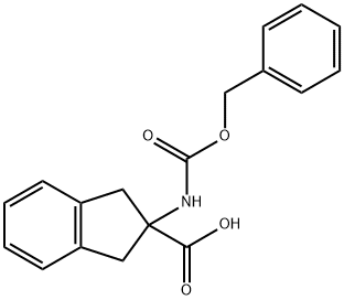 2-(((Benzyloxy)carbonyl)amino)-2,3-dihydro-1H-indene-2-carboxylicacid