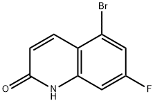 5-BroMo-7-fluoroquinolin-2(1H)-one 结构式