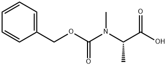 N-苄氧羰基-N-甲基-DL-丙氨酸 结构式