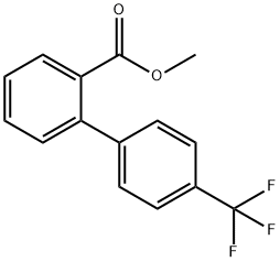 4'-(三氟甲基)-[1,1'-联苯]-2-羧酸甲酯 结构式