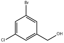 3-BROMO-5-CHLORO-BENZYL ALCOHOL 结构式