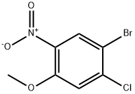 4-溴-3-氯-6-硝基苯甲醚 结构式