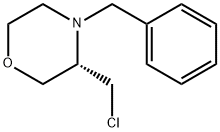 S-4-苄基-3-氯甲基吗啉 结构式