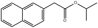 2-Naphthaleneacetic acid, 1-Methylethyl ester 结构式