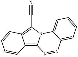 ISOINDOLO[1,2-C][1,2,4]BENZOTRIAZINE-11-CARBONITRILE 结构式
