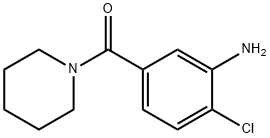 2-氯-5-(哌啶-1-羰)苯胺 结构式