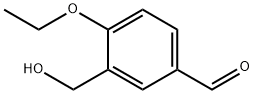 4-乙氧基-3-羟甲基-苯甲醛 结构式