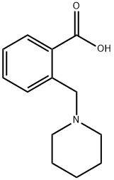 2-哌啶-1-基甲基-苯甲酸 结构式