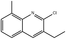 2-CHLORO-3-ETHYL-8-METHYLQUINOLINE 结构式