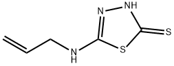 1,3,4-Thiadiazole-2(3H)-thione,5-(2-propen-1-ylamino)- 结构式