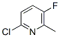 2-CHLORO-5-FLUORO-6-PICOLINE 结构式