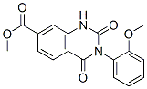 METHYL 3-(2-METHOXYPHENYL)-2,4-DIOXO-1,2,3,4-TETRAHYDROQUINAZOLINE-7-CARBOXYLATE 结构式