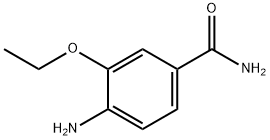 4-氨基-3-乙氧基苯甲酰胺 结构式