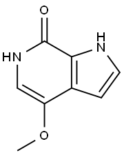 4-甲氧基-1H-吡咯并[2,3-C]吡啶-7(6H) - 酮 结构式