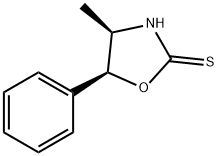 (4R,5S)-(+)-4-甲基-5-苯基-1,3-恶唑啉-2-硫酮 结构式