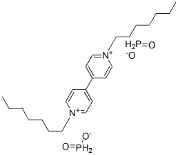 1,1'-diheptyl-4,4'-bipyridinium diphosphinate 结构式