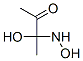 2-Butanone, 3-hydroxy-3-(hydroxyamino)- (7CI,9CI) 结构式