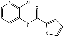 N-(2-CHLORO-3-PYRIDINYL)-2-FURYLAMIDE 结构式