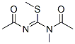 Carbamimidothioic  acid,  N,N-diacetyl-N-methyl-,  methyl  ester 结构式