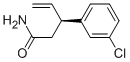 (S)-3-(3-CHLOROPHENYL)PENT-4-ENAMIDE 结构式