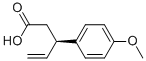 (R)-3-(4-METHOXYPHENYL)PENT-4-ENOIC ACID 结构式