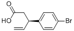 (R)-3-(4-BROMOPHENYL)PENT-4-ENOIC ACID 结构式