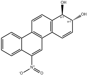 1,2-dihydro-1,2-dihydroxy-6-nitrochrysene 结构式