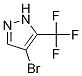 4-溴-5-(三氟甲基)-1H-吡唑 结构式