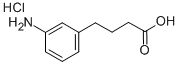 4-(3-氨基苯基)丁酸盐酸盐 结构式