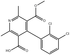 丁酸氯维地平杂质H152/66 结构式