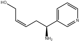 (2Z,5S)-5-AMino-5-(3-pyridinyl)-2-penten-1-ol 结构式