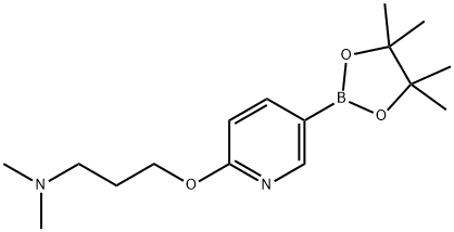 N,N-Dimethyl-3-((5-(4,4,5,5-tetramethyl-1,3,2-dioxaborolan-2-yl)pyridin-2-yl)oxy)propan-1-amine