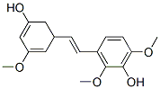 3-[(E)-2-(5-hydroxy-3-methoxy-1-cyclohexa-2,4-dienyl)ethenyl]-2,6-dime thoxy-phenol 结构式