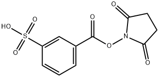 Benzoic acid, 3-sulfo-, 2,5-dioxo-1-pyrrolidinyl ester 结构式