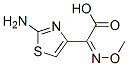 2-(2-亚胺-2,3-二氢噻唑-4-基)-2-(甲氧基亚氨基)乙酸 结构式