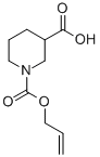 1-N-ALLOC-PIPERIDINE-3-CARBOXYLIC ACID 结构式