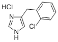 4-(2-CHLORO-BENZYL)-1H-IMIDAZOLE HCL 结构式